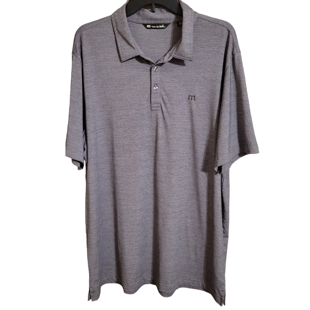 Travis Mathew Blue Golf Performance Polo